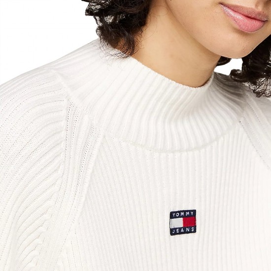 TOMMY JEANS BADGE MOCKNECK SWEATER ΓΥΝΑΙΚΕΙΟ